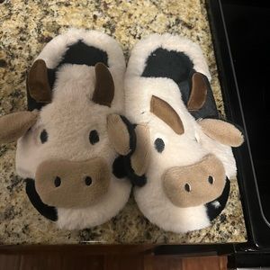 Cow slippers